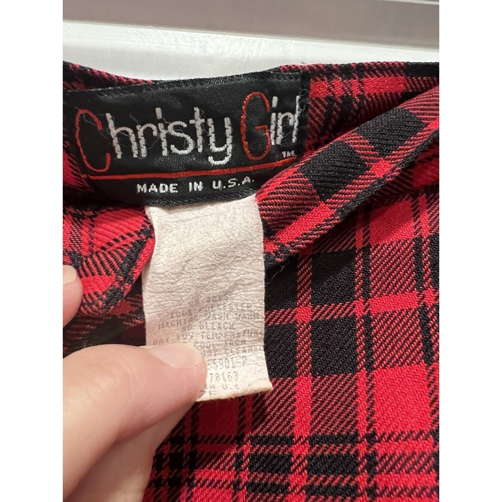 Vintage Christy Girl Plaid Pants Sz 10
